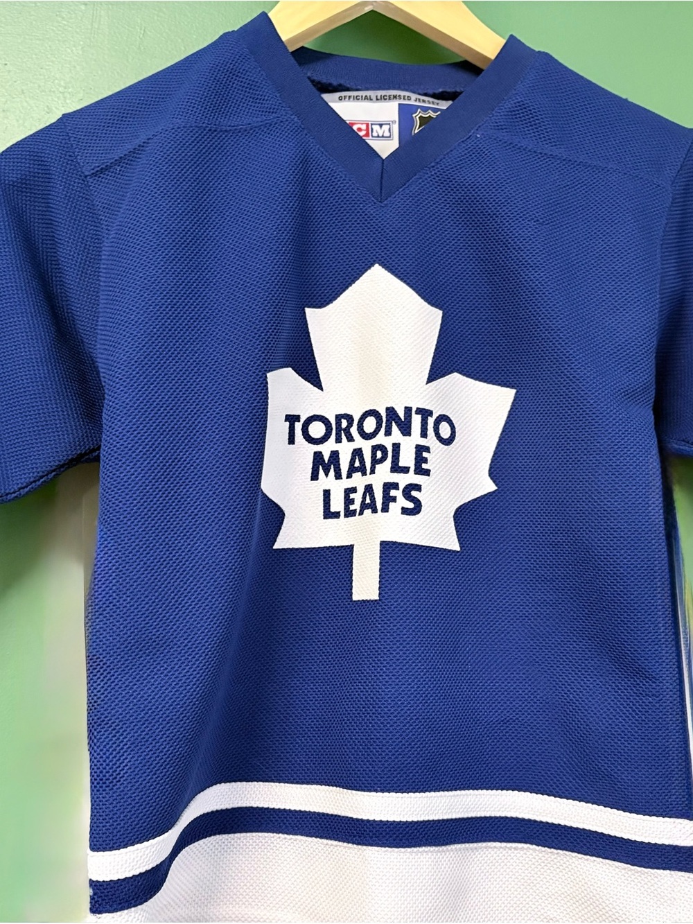 NHL Toronto Maple Leafs Youth Royal Blue Hockey Jersey
